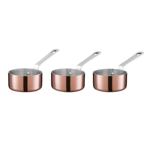 Scanpan Maitre D' Mini Saucepan Set of 3, 6cm - 0.08L - Gourmet Gear