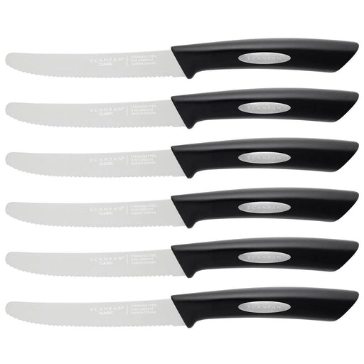 Scanpan New Classic Steak Knife Set, 6pc - Gourmet Gear