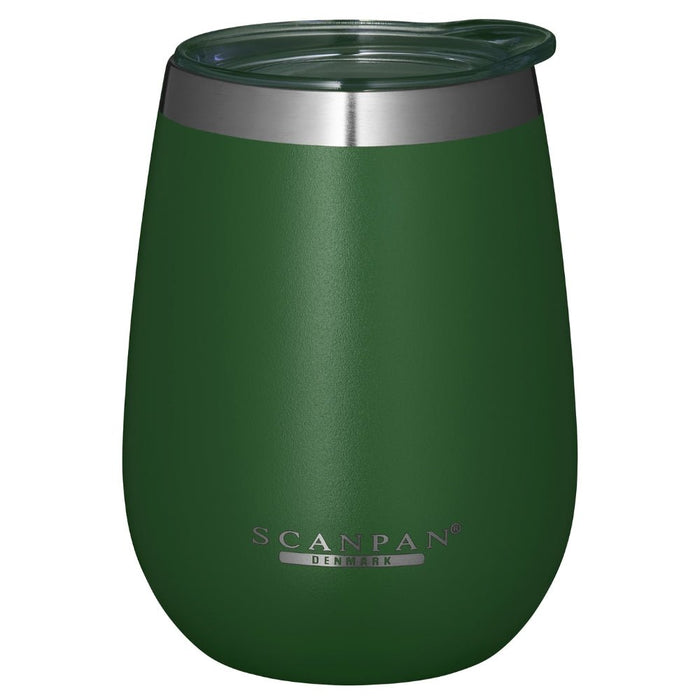 Scanpan TO GO Vacuum Cup with lid Premium 300ml Forest Green - Gourmet Gear