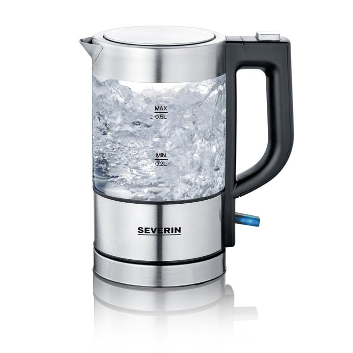 Severin Electric Glass Kettle, 0.5L, 1000W - Gourmet Gear