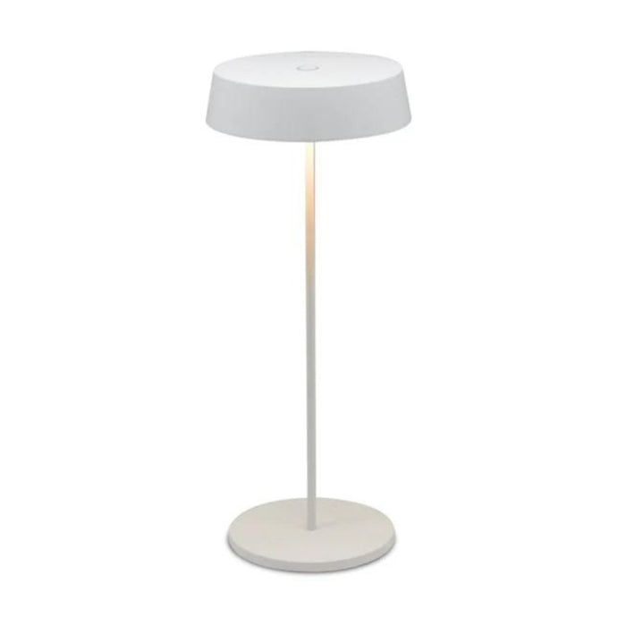 Slender Black or White Portable Rechargeable Table Lamp