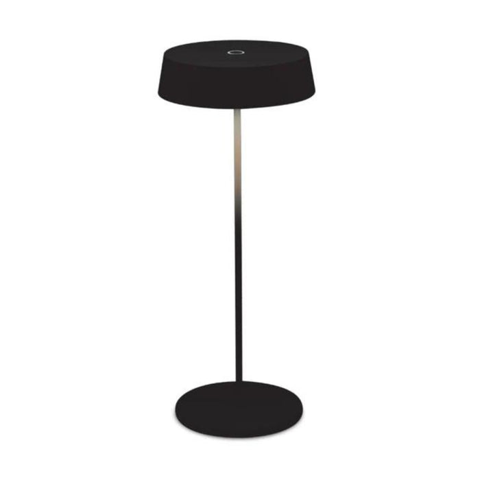 Slender Black or White Portable Rechargeable Table Lamp