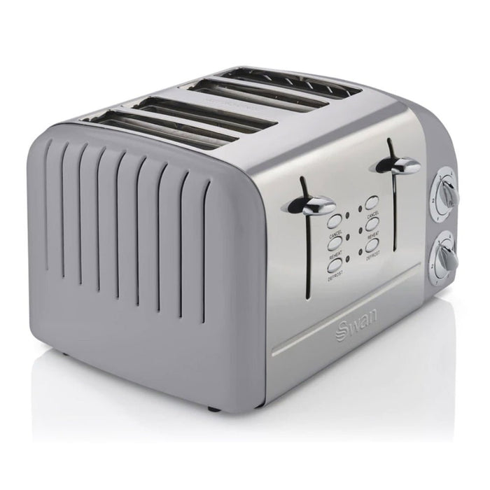 Swan 4 - Slice Retro Toaster - 3 Colour Options - Gourmet Gear