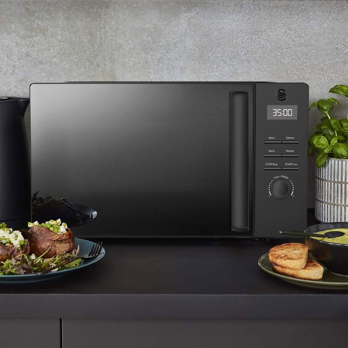 Swan Stealth 30 Litre Digital Microwave Oven - Gourmet Gear