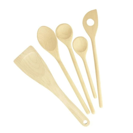 Tescoma Wooden Spoon Set – 5 - Piece Kitchen Utensil Set - Gourmet Gear