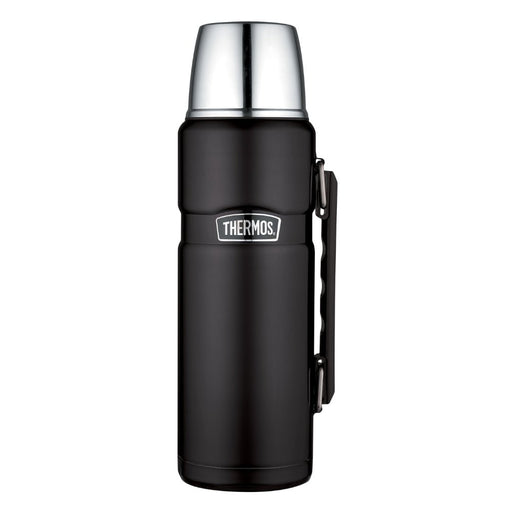 Thermos Stainless King Flask 1.2L - Matt Black - Gourmet Gear