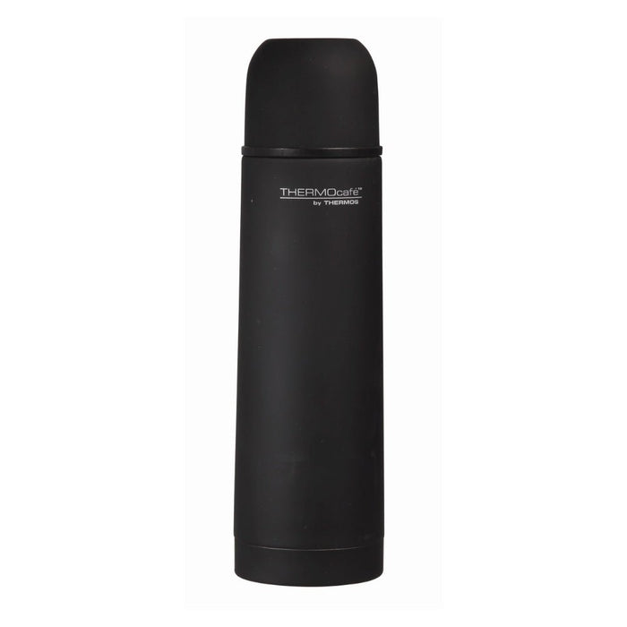 Thermos ThermoCafé Everyday Flask 500ml Black Rubber - Gourmet Gear