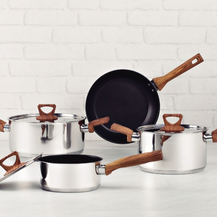 Tramontina Brava 7 - Piece Cookware Set - Gourmet Gear