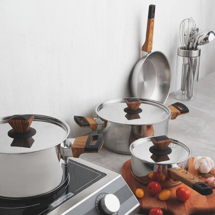 Tramontina Brava 7 - Piece Cookware Set - Gourmet Gear