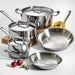 Tramontina Grano 5 - Piece Full - Body Tri - Ply Stainless Steel Cookware Set - Gourmet Gear