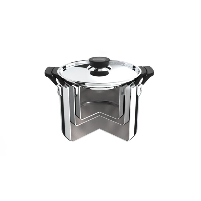 Tramontina Grano Compact Stainless Steel 3pc Cookware Set - Gourmet Gear