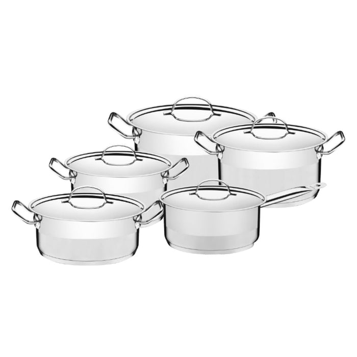Tramontina Professional 10 - Piece Stainless Steel Cookware Set - Gourmet Gear