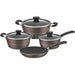 Tramontina Sicília 7 - Piece Aluminum Non - Stick Cookware Set - Gourmet Gear