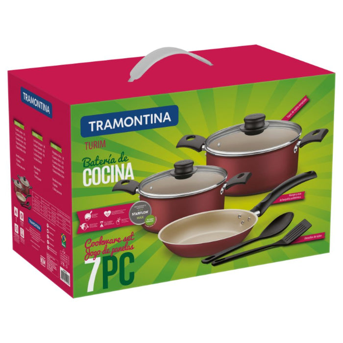 Tramontina Turim 7 - Piece Non - Stick Cookware Set - Gourmet Gear