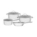 Tramontina Una 7 - Piece Stainless Steel Cookware Set - Gourmet Gear