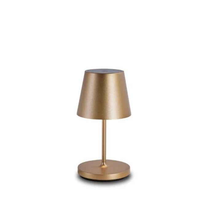 Trevi Mini Shade Gold | Black | White Rechargeable Table Lamp - Gourmet Gear