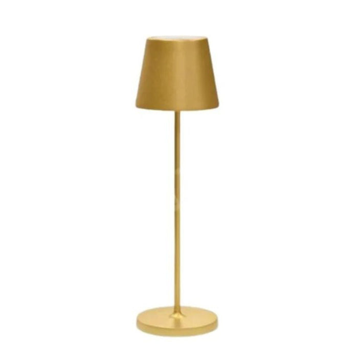 Trevi Smooth Shade Gold | Black | White Rechargeable Table Lamp - Gourmet Gear