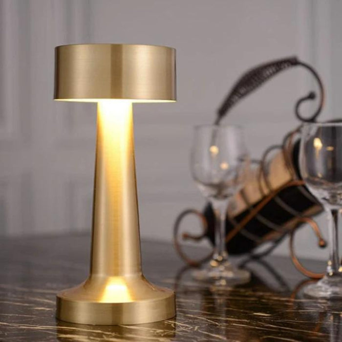 Turret Gold | Copper Rechargeable Table Lamp