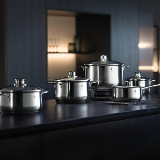 WMF Diadem Plus 9 Piece Stainless Steel Cookware Set - Gourmet Gear