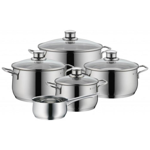 WMF Diadem Plus 9 Piece Stainless Steel Cookware Set - Gourmet Gear