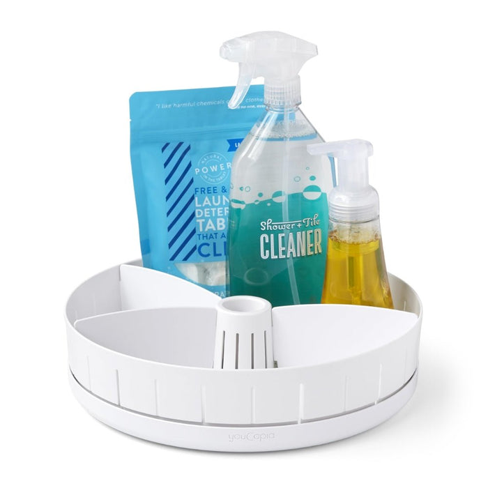 YouCopia Crazy Susan Under Sink Suite Turntable - White - Gourmet Gear