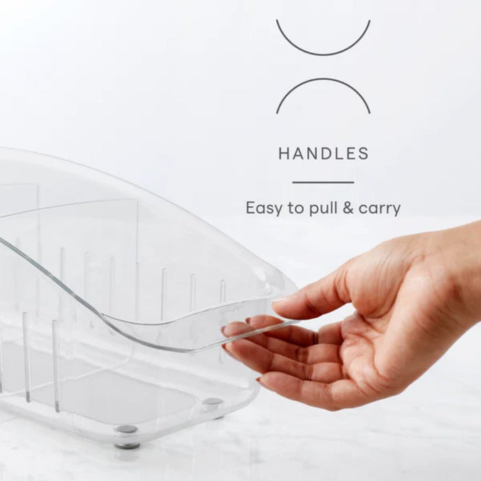 YouCopia RollOut® 15cm Narrow Fridge Drawer - Clear - Gourmet Gear