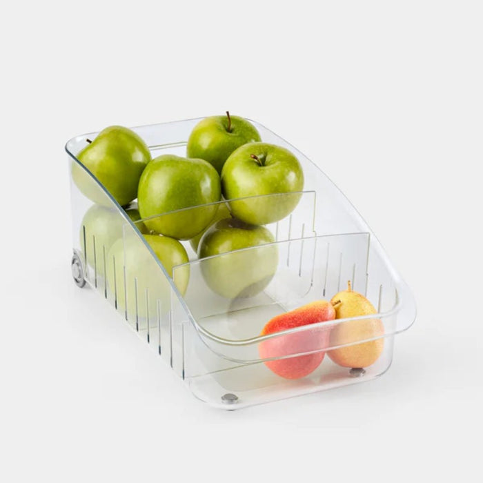 YouCopia RollOut® 20cm Narrow Fridge Drawer - Clear - Gourmet Gear