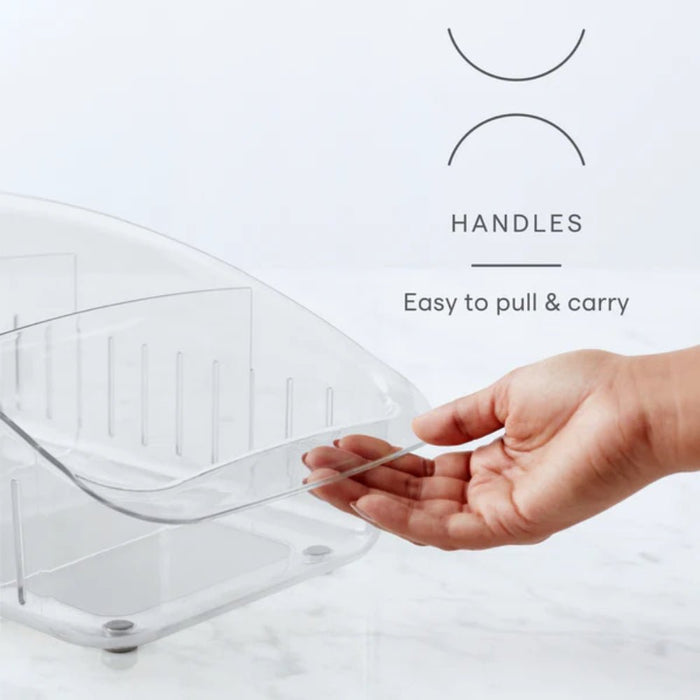 YouCopia RollOut® 20cm Narrow Fridge Drawer - Clear - Gourmet Gear