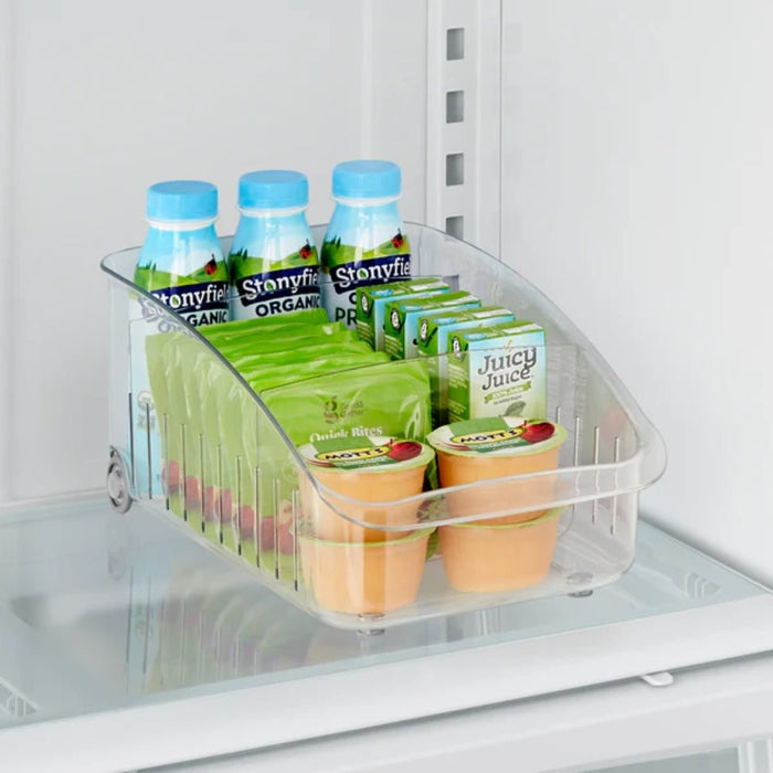 YouCopia RollOut® 20cm Narrow Fridge Drawer - Clear - Gourmet Gear