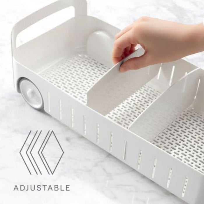 YouCopia RollOut Under Sink Caddy - White - Gourmet Gear
