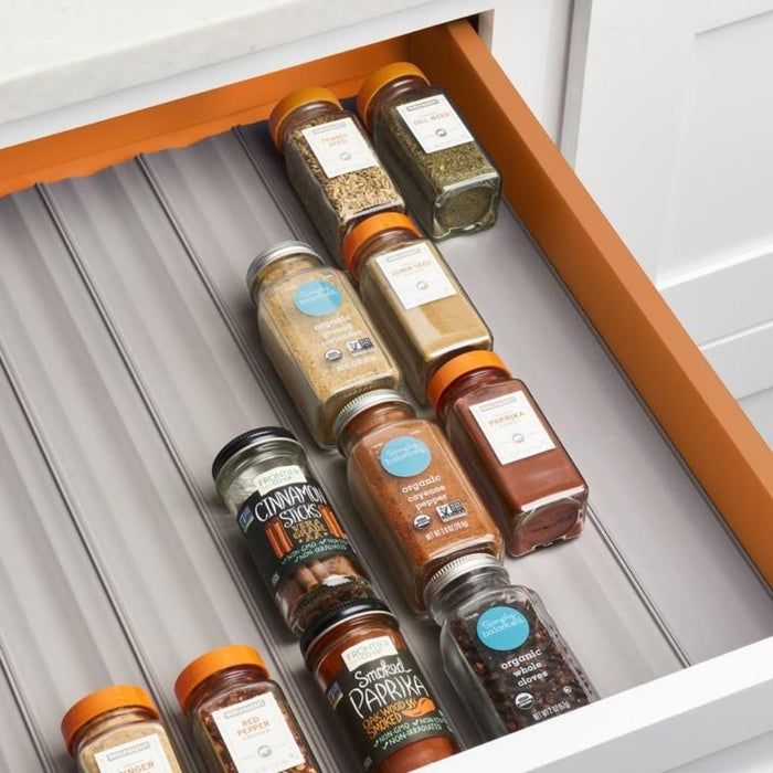 YouCopia SpiceLiner 300cm Spice Drawer Liner - Grey - Gourmet Gear