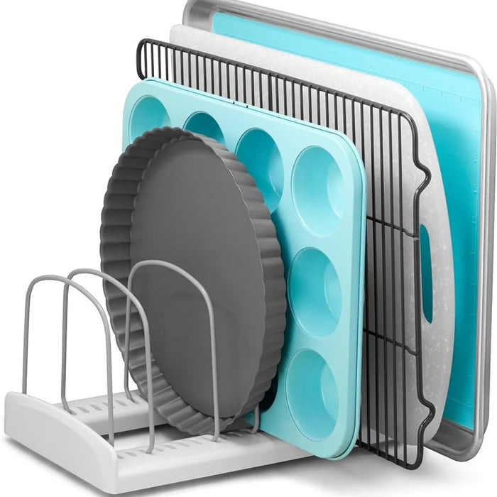 YouCopia StoreMore Adjustable Bakeware Rack - White - Gourmet Gear