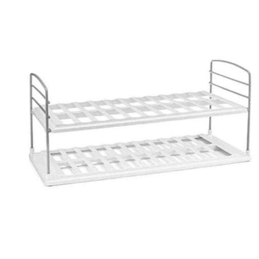 YouCopia UpSpace 2 - Shelf Wide Bottle Organizer - White - Gourmet Gear