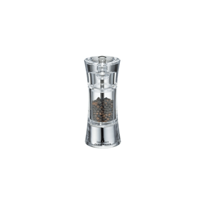 Zassenhaus Aachen Pepper Mill 14cm - Acrylic - Gourmet Gear