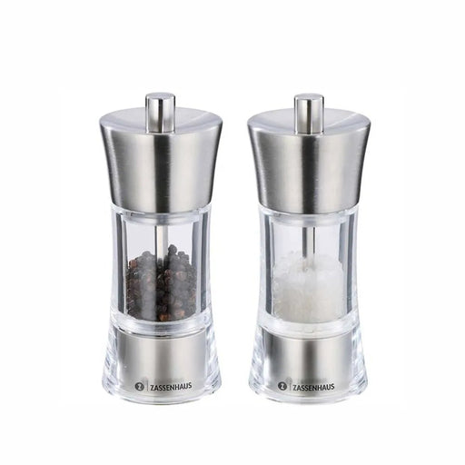 Zassenhaus Aachen Salt Mill 14cm - Acrylic - Gourmet Gear