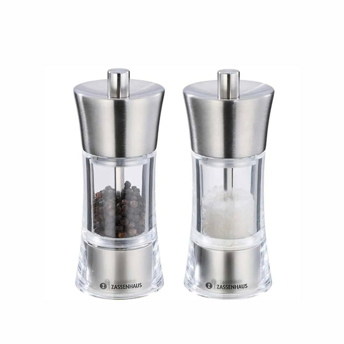 Zassenhaus Aachen Salt Mill 14cm - Acrylic - Gourmet Gear
