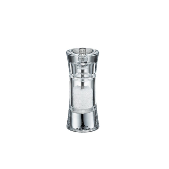 Zassenhaus Aachen Salt Mill 14cm - Acrylic - Gourmet Gear