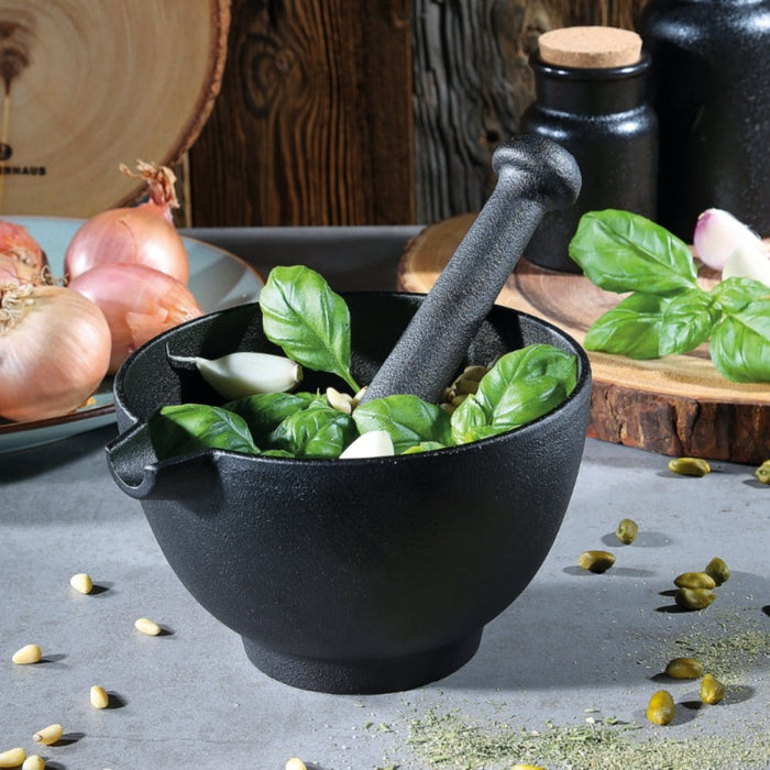 Zassenhaus Cast Iron Mortar XL 15.5cm - Gourmet Gear
