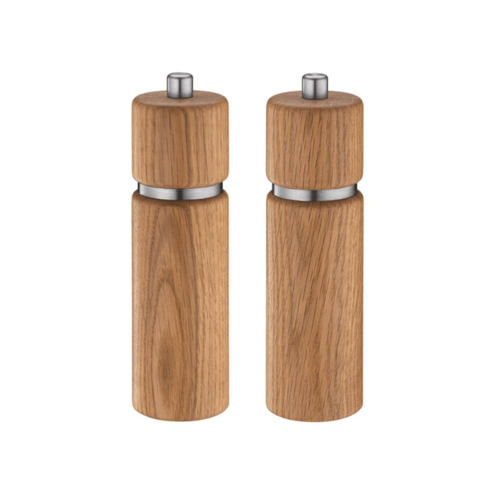 Zassenhaus Hannover 18cm Salt & Pepper Set - Oak - Gourmet Gear