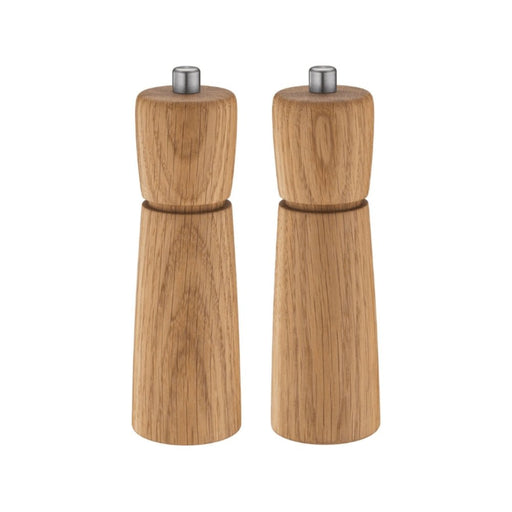 Zassenhaus Kiel 18cm Salt & Pepper Set - Oak - Gourmet Gear