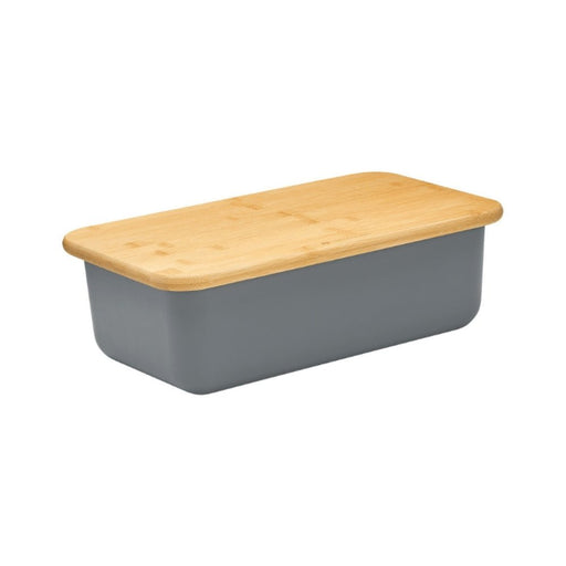 Zassenhaus Rectangular LOFT Bread Box - Cool Grey - Gourmet Gear