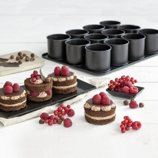 Zenker 12 - Cup Mini Flan Tray - Gourmet Gear