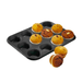 Zenker Black Metallic 12 Cup Muffin Tin - 36.5x27.5cm - Gourmet Gear