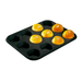 Zenker Black Metallic 12 Cup Muffin Tin - 36.5x27.5cm - Gourmet Gear