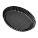 Zenker Black Metallic Fruit Tart Tin with Rolled Edge - 28cm - Gourmet Gear