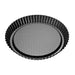 Zenker Black Metallic Fruit Tart Tin with Rolled Edge - 28cm - Gourmet Gear