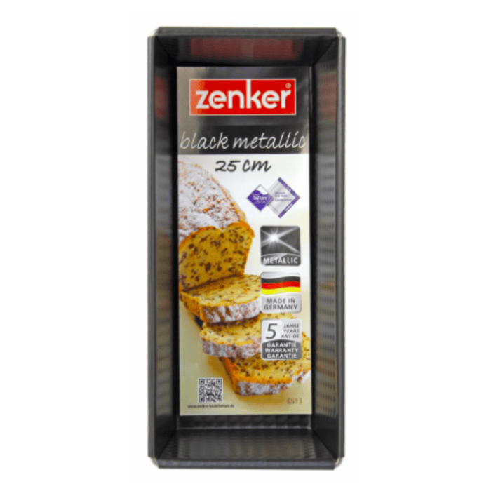 Zenker Black Metallic Loaf Tin 25cm - Gourmet Gear
