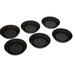 Zenker Black Metallic Set of 6 Tartlet tins 10cm - Gourmet Gear
