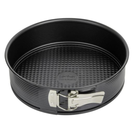 Zenker Black Metallic Springform with Flat Base 24cm - Gourmet Gear