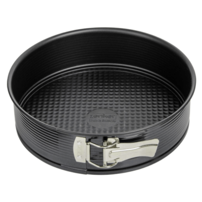 Zenker Black Metallic Springform with Flat Base 24cm - Gourmet Gear